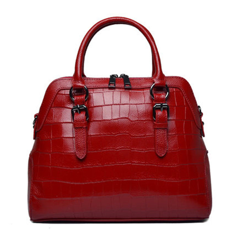 Genuine Leather Handbag Women&