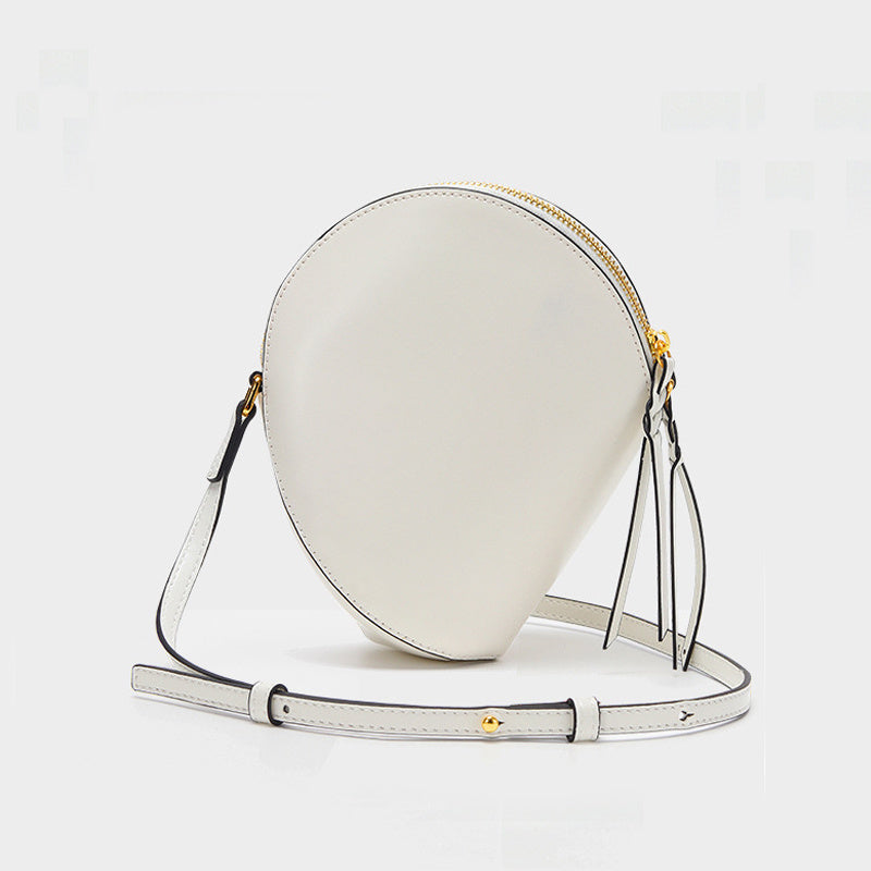 Vertical Shaped Double Chain Messenger Bag