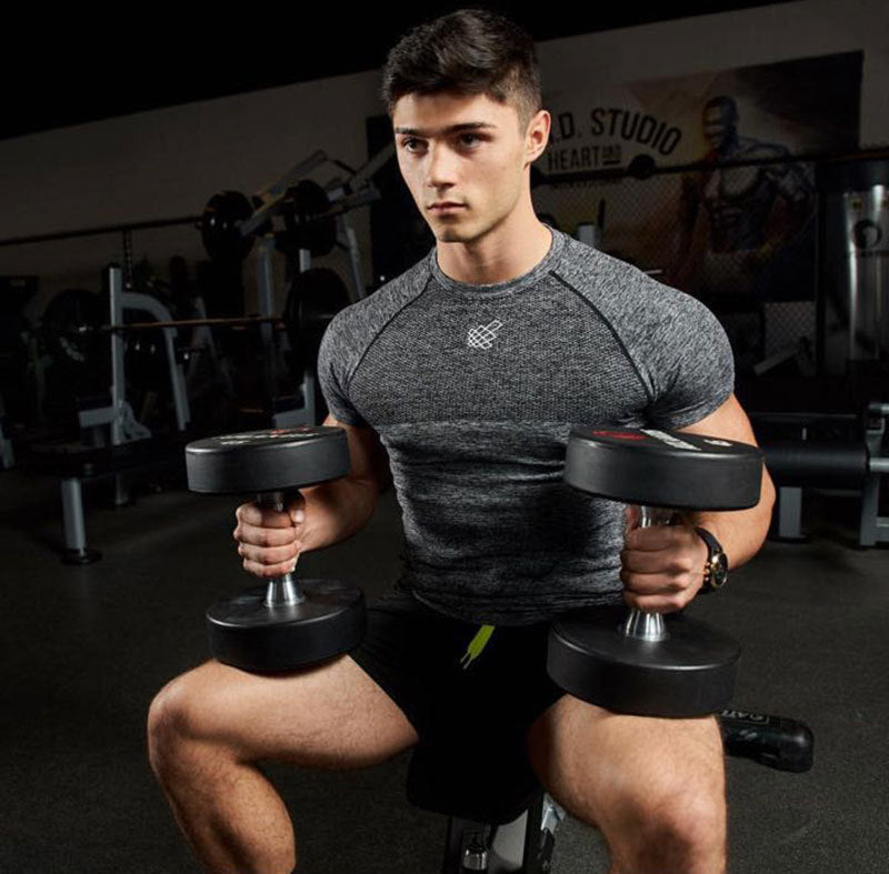 Summer running sports fitness short sleeve t-shirt