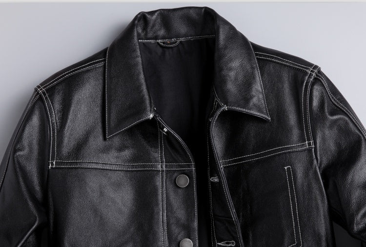 Leather Cowhide Denim