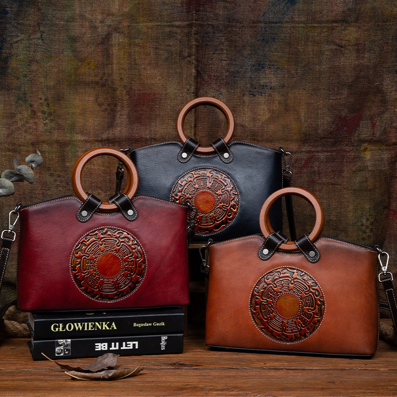 Fashion Vintage Designer Ladies Bags Genuine Leather Women&
