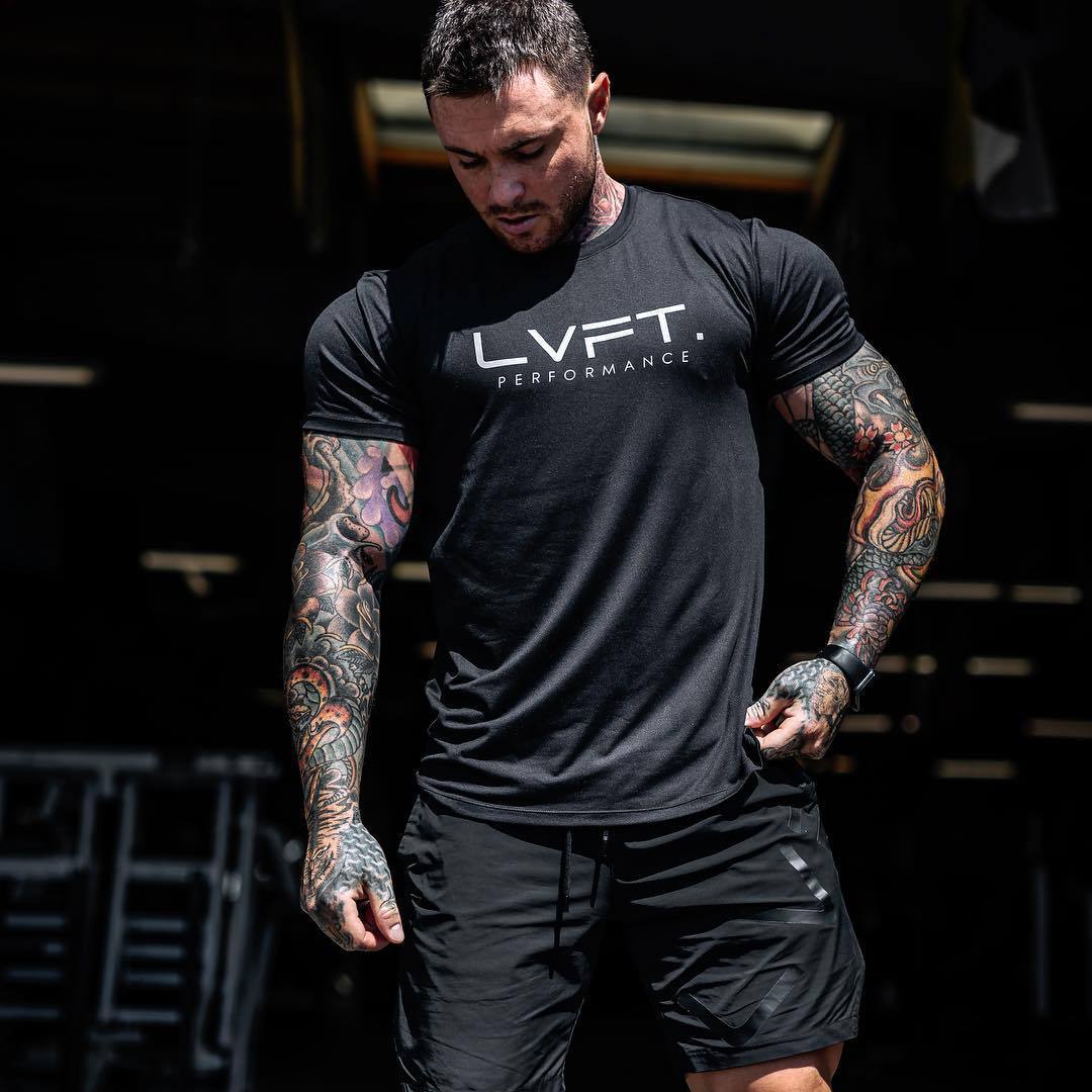 T-shirt Casual Training Running Wicking Round Neck Short-sleeved Tight-fitting Breathable Clothing