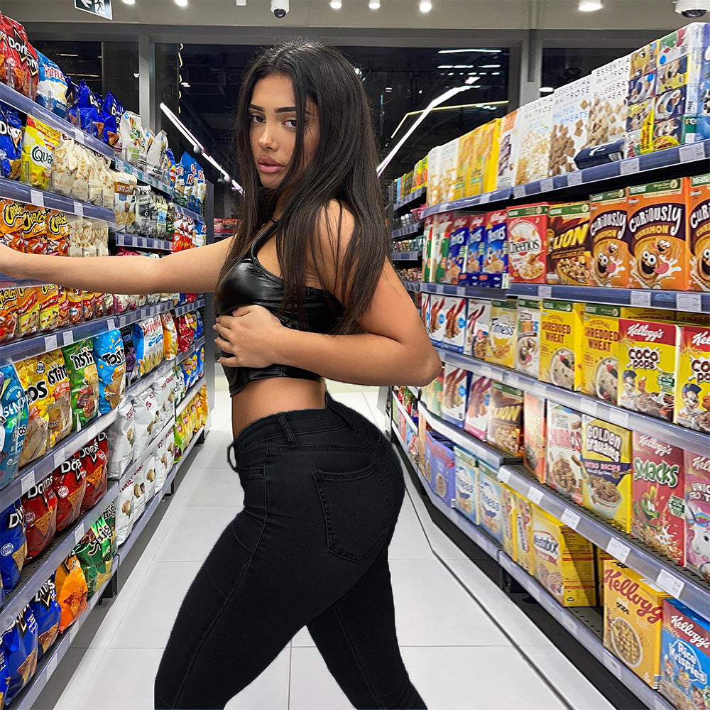 Sexy Hip Lifting Ins Style Stretch Jeans Pencil Pants