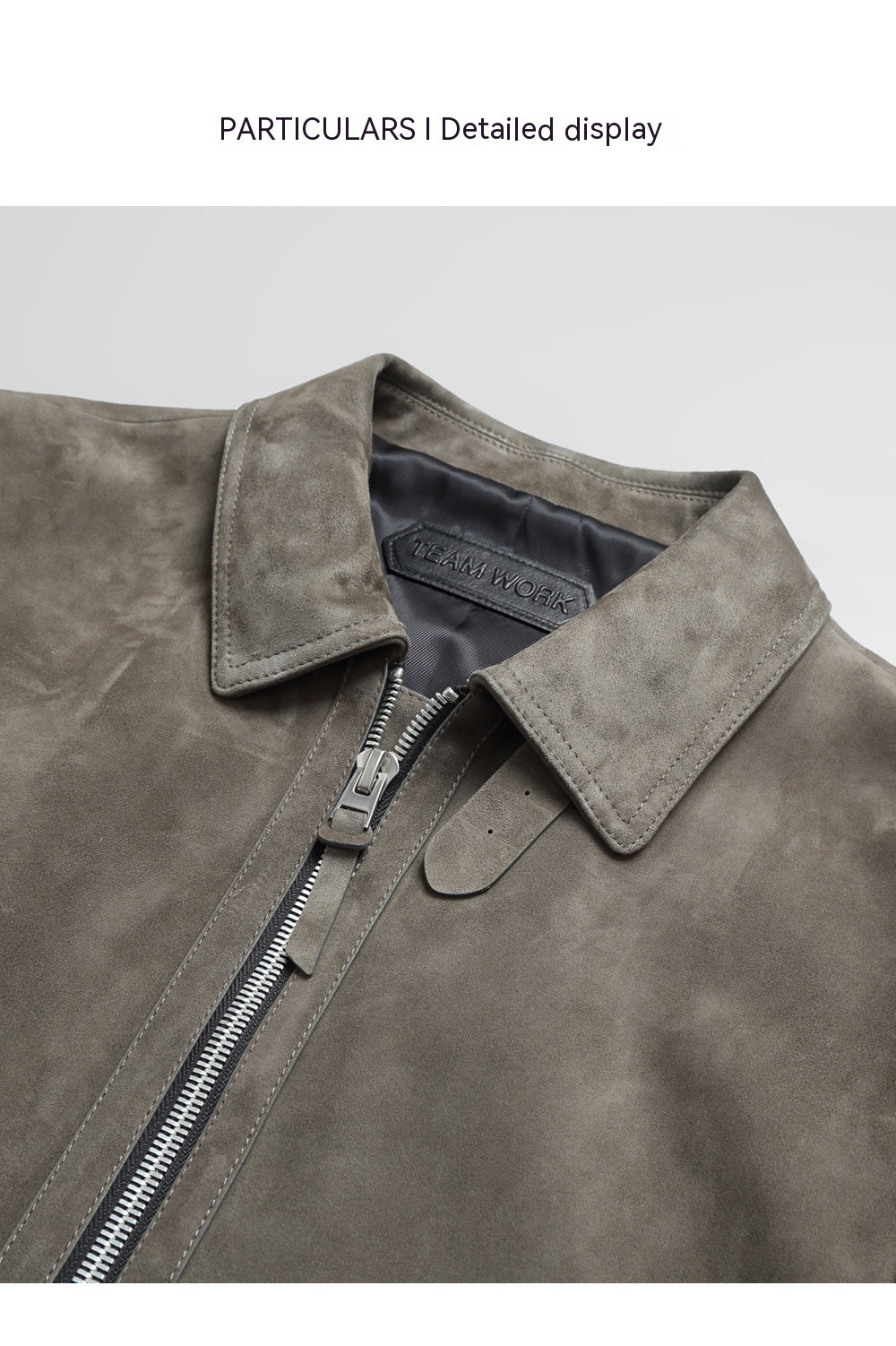 Sheepskin Light Luxury Genuine Leather Lambskin Suede Lapel Jacket