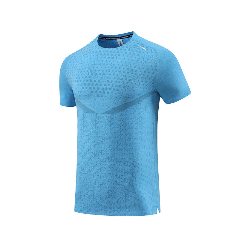 New Ice Silk Sports T-shirt Men&
