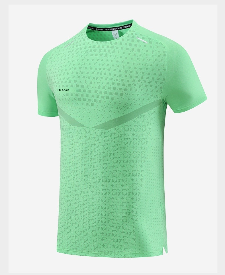 New Ice Silk Sports T-shirt Men&