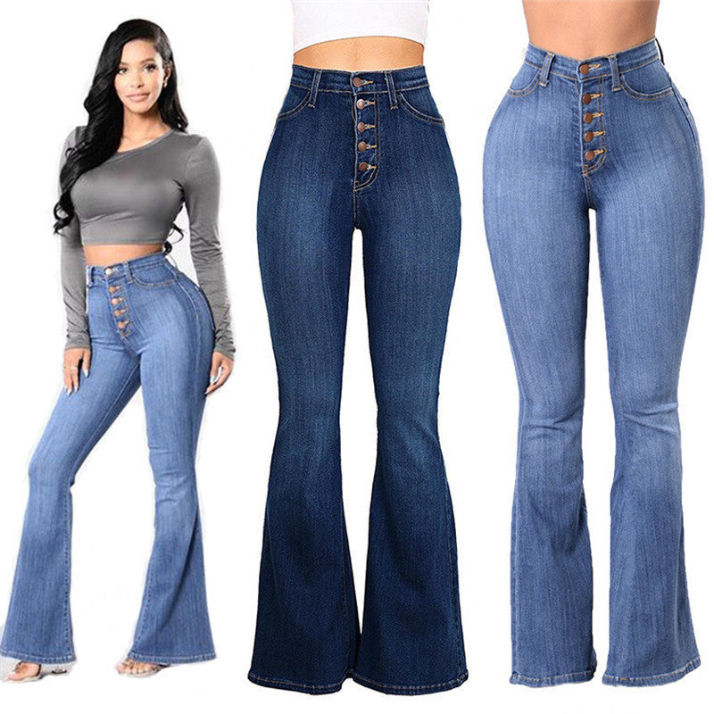 High Waist Stretch Jeans
