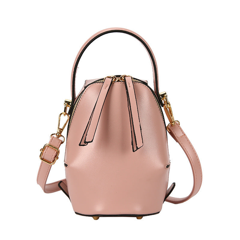 Trendy One-shoulder Messenger Goose Egg Personalized Portable Bucket Bag
