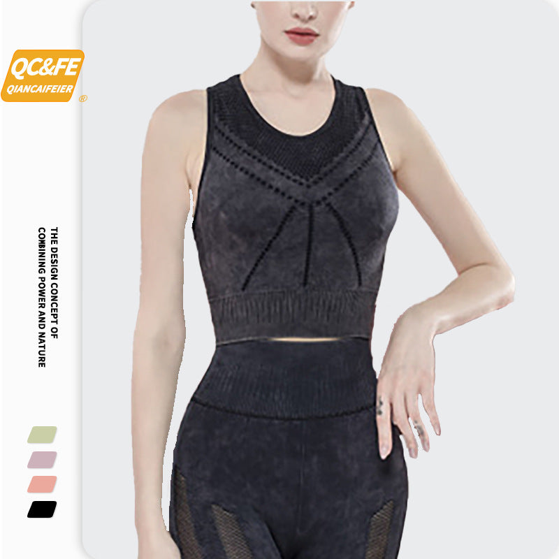 Ladies Seamless Yoga Running Sports Bra