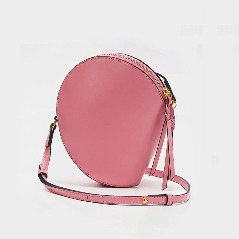 Vertical Shaped Double Chain Messenger Bag