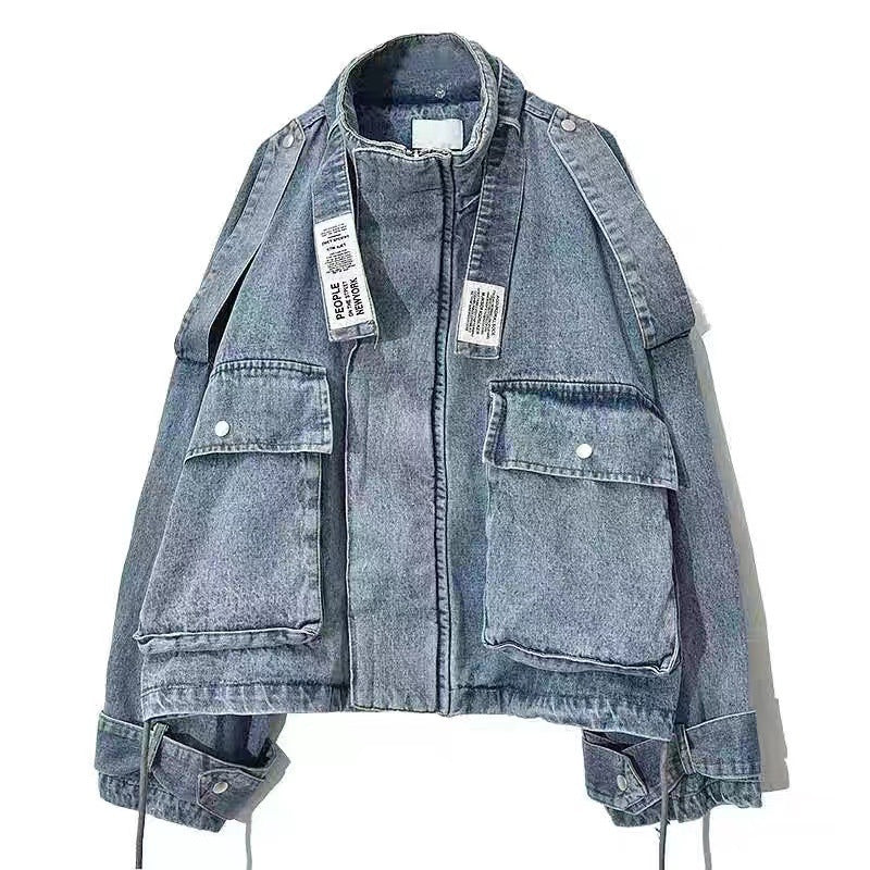Winter New Large Fat Denim Coat