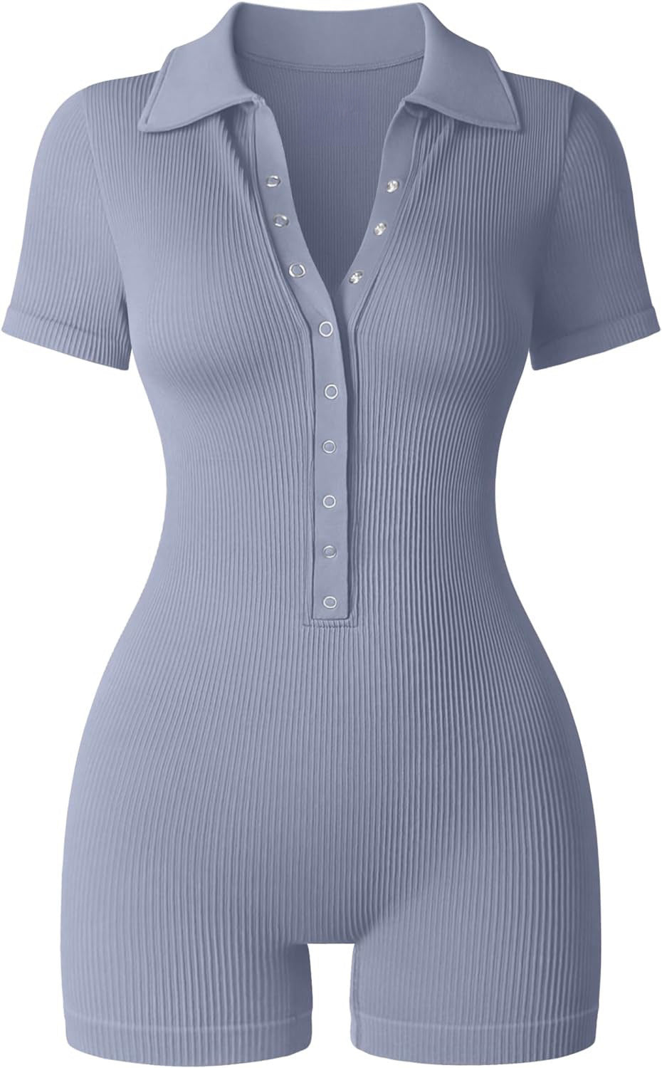 European And American Rib V-neck Elastic Waist-tightening Sports Women&