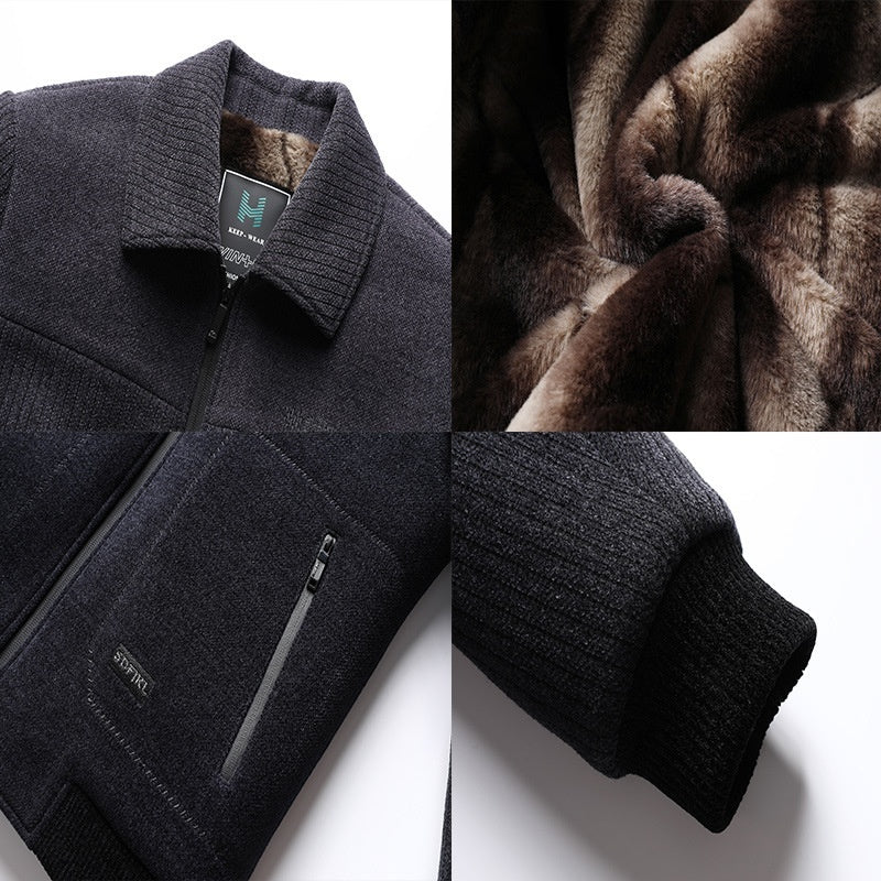 Casual Fleece Thick Jacket