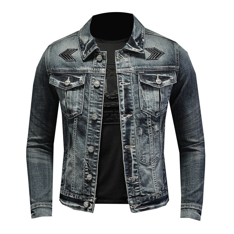 Stretch denim jacket