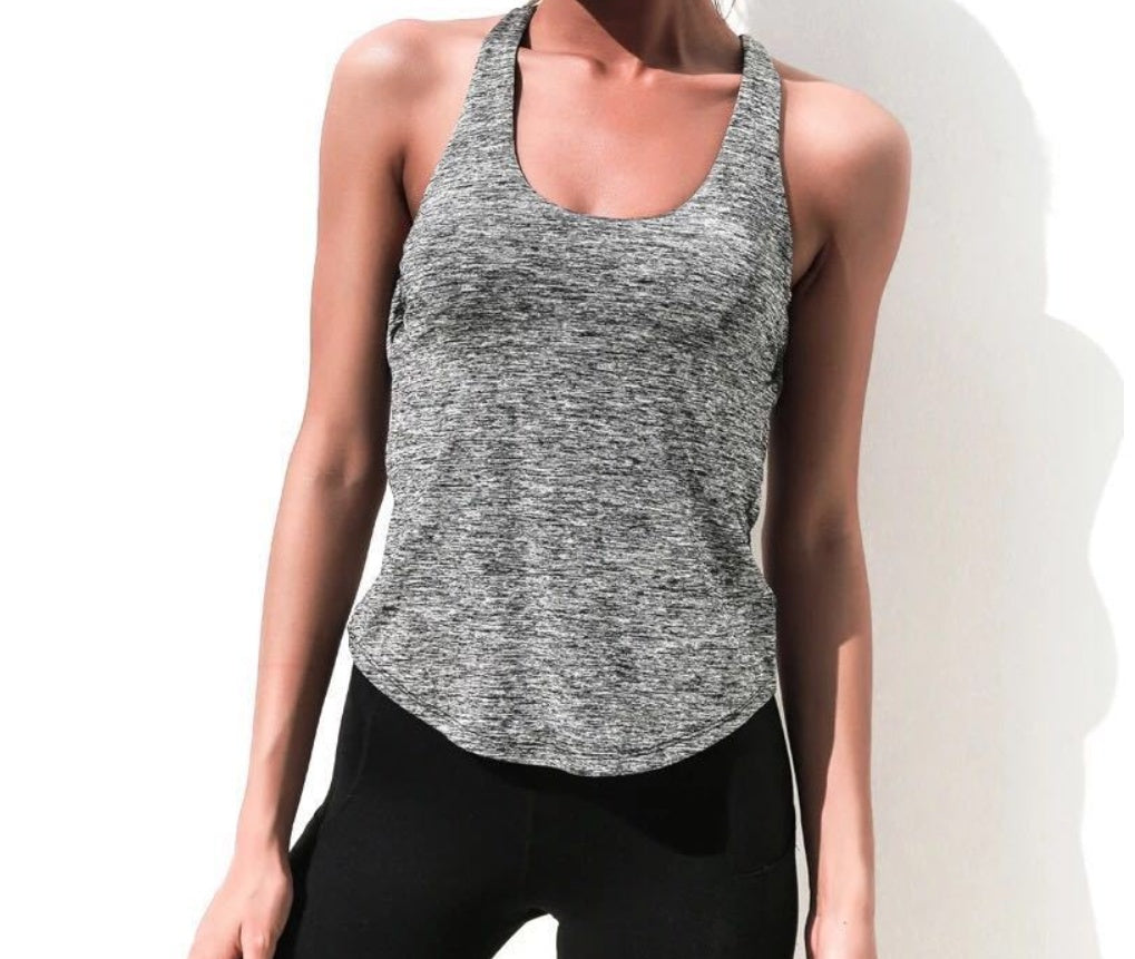 Yoga Wear Fitness Running Contrast Color Bra Fake Two Pieces