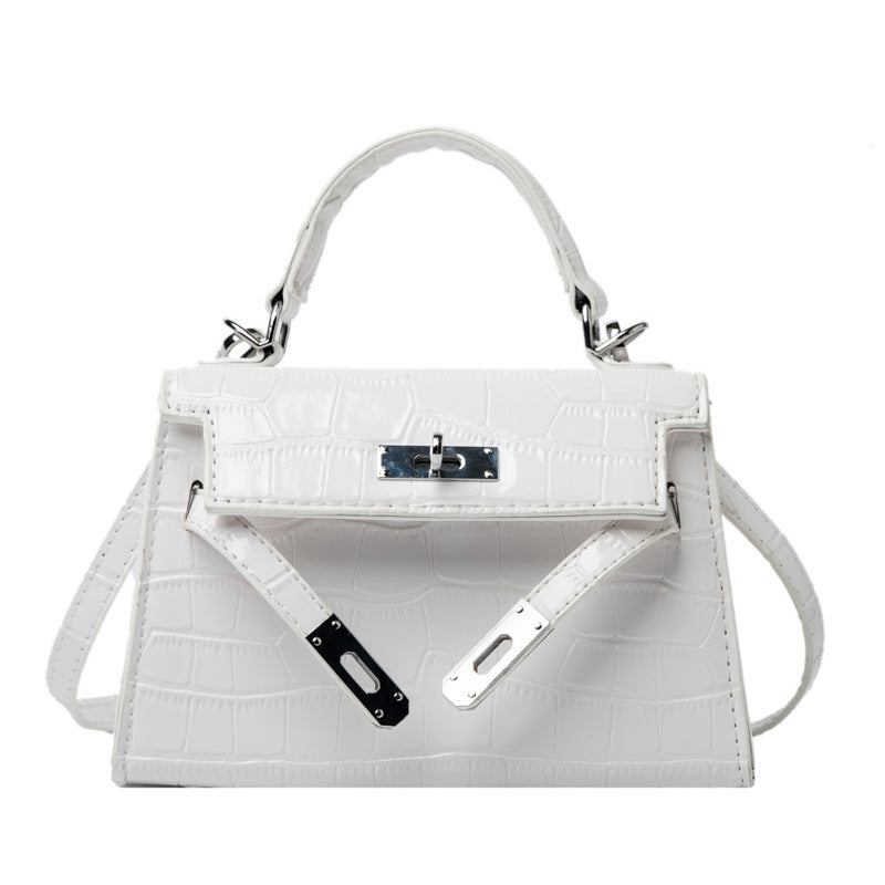 Net Celebrity Western Style Messenger Bag Mini Portable Platinum Bag