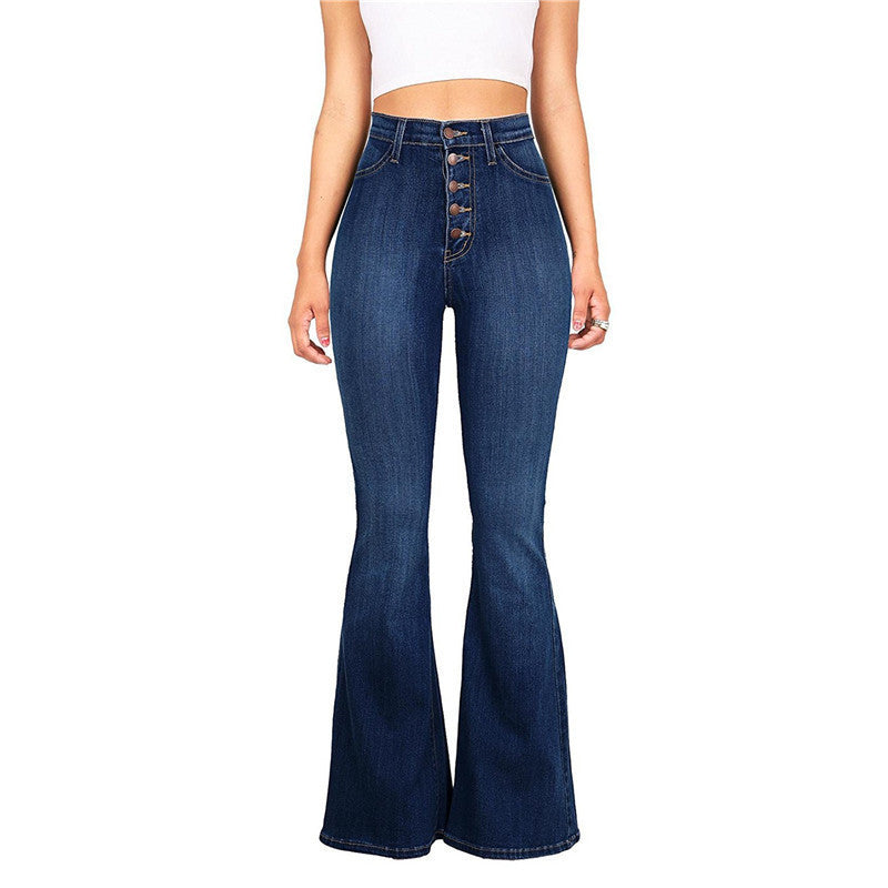 High Waist Stretch Jeans