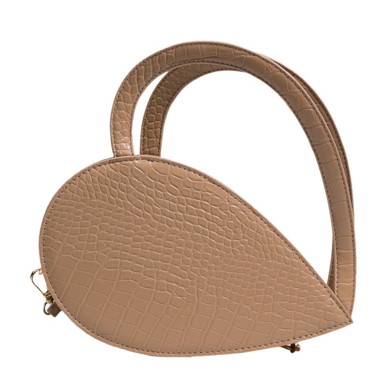 Love Hollow Shape Handbags One-shoulder