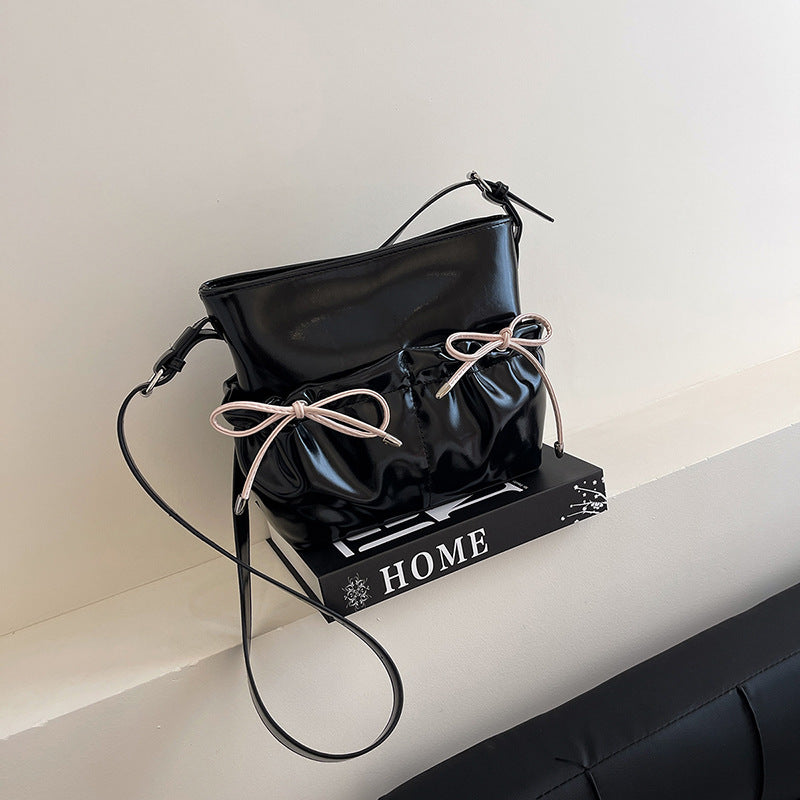 Soft Sheepskin Special-interest Design Small Fu Bag Pull Yuanbao Bag