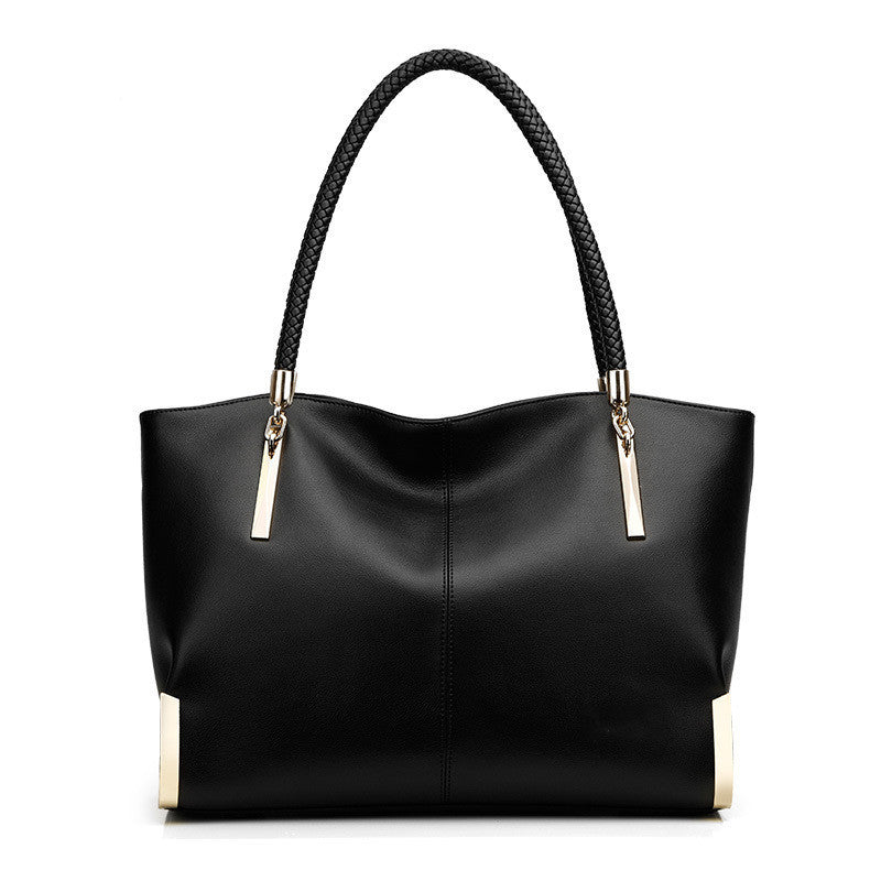 Genuine Leather Handbag - Fashionable Female Design