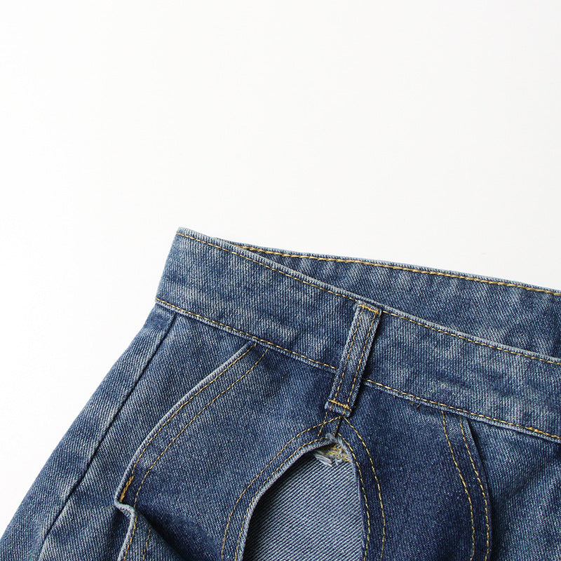 High Waist Straight Loose Slimming Jeans