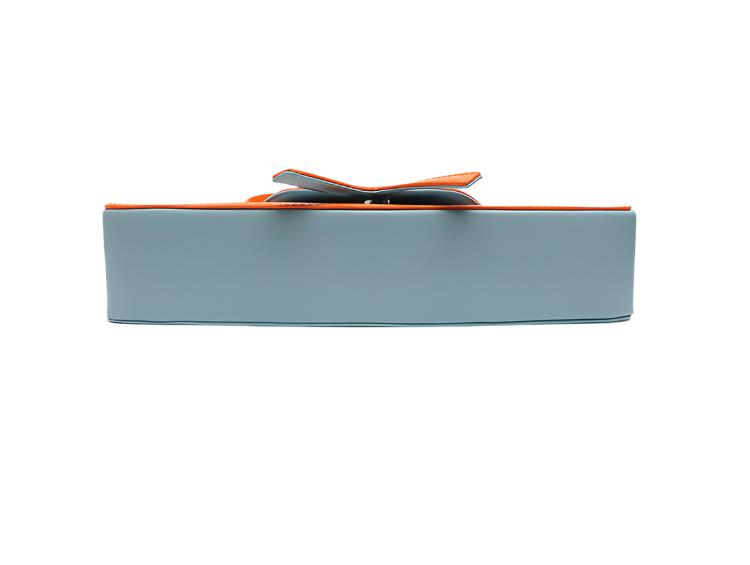 Stitching Trapezoidal Contrast Color Small Square Handbag