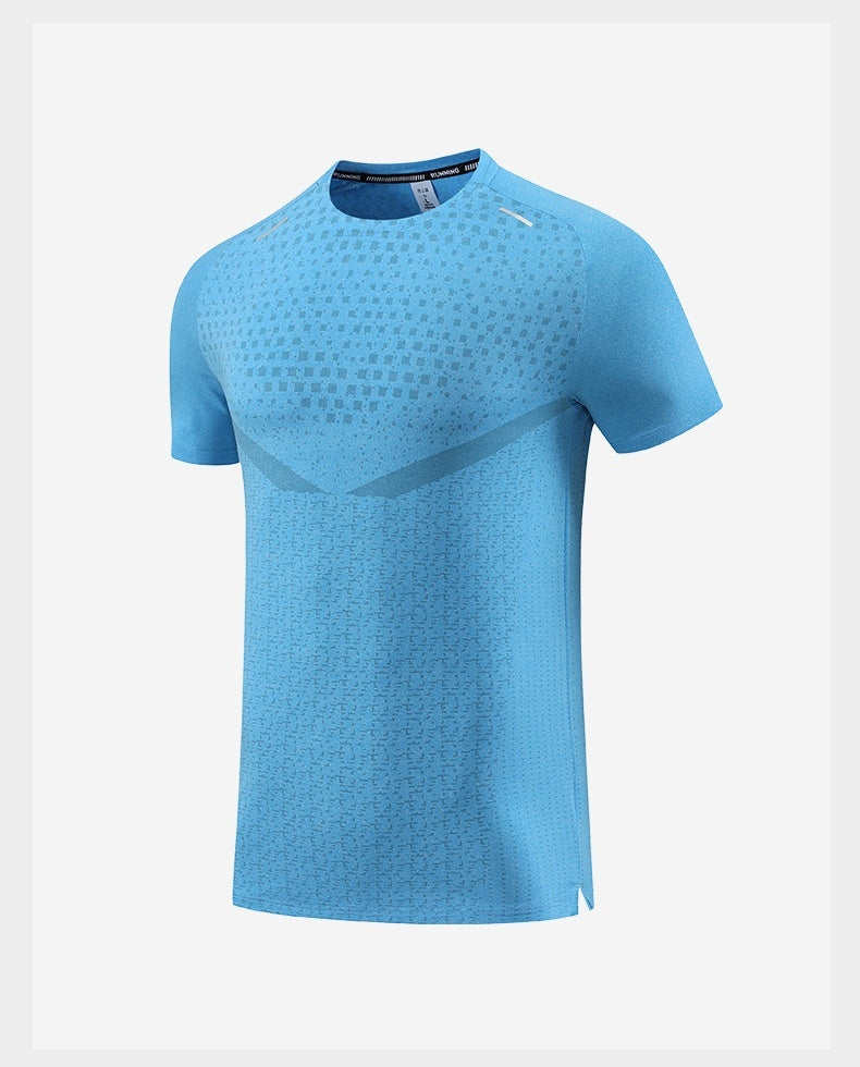 New Ice Silk Sports T-shirt Men&