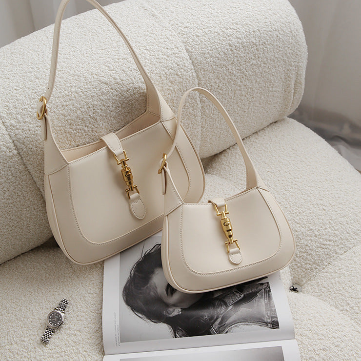 First Layer Cowhide Underarm Bag Shoulder Bag Women&