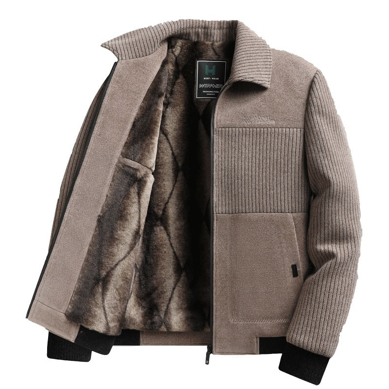 Casual Fleece Thick Jacket