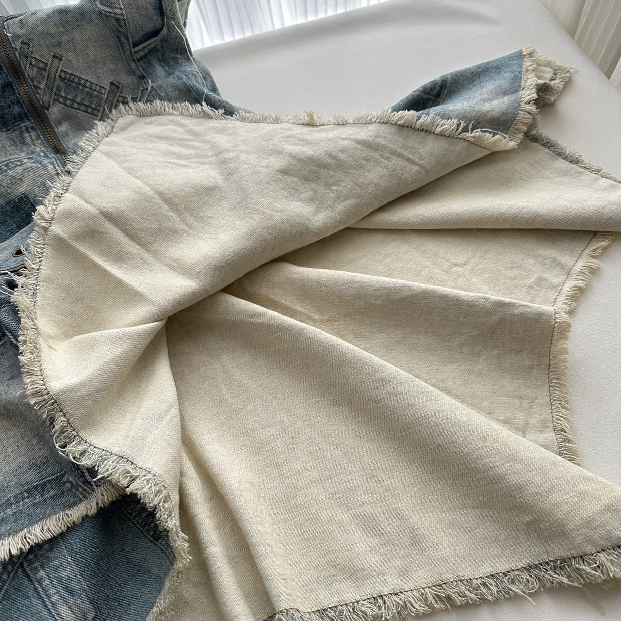 Waist-tight Halter Denim Dress Women&