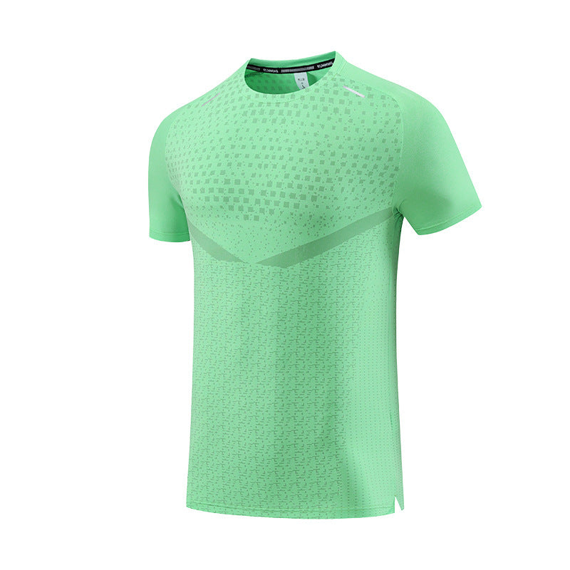 New Ice Silk Sports T-shirt Men&