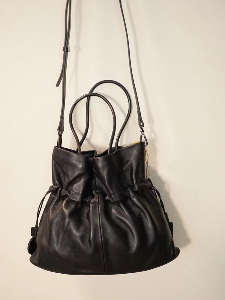 Soft Sheepskin Special-interest Design Small Fu Bag Pull Yuanbao Bag