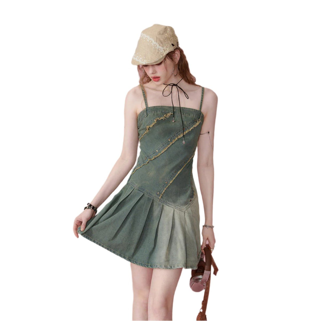 Slim Fit Denim Dress Women