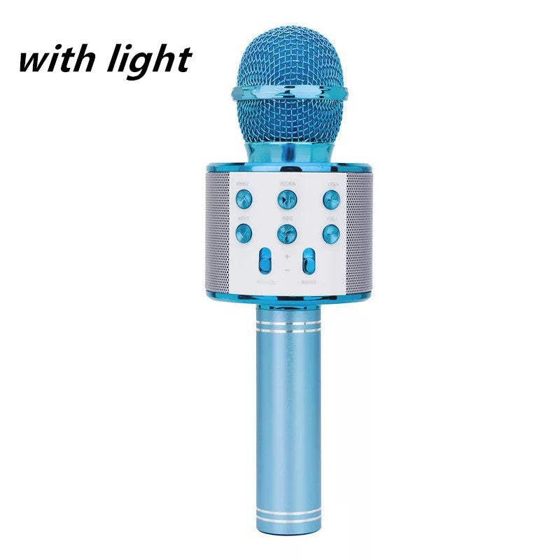 Wireless Microphone Portable Bluetooth Mini Home Ktv For Music Playing Singing Speaker Player