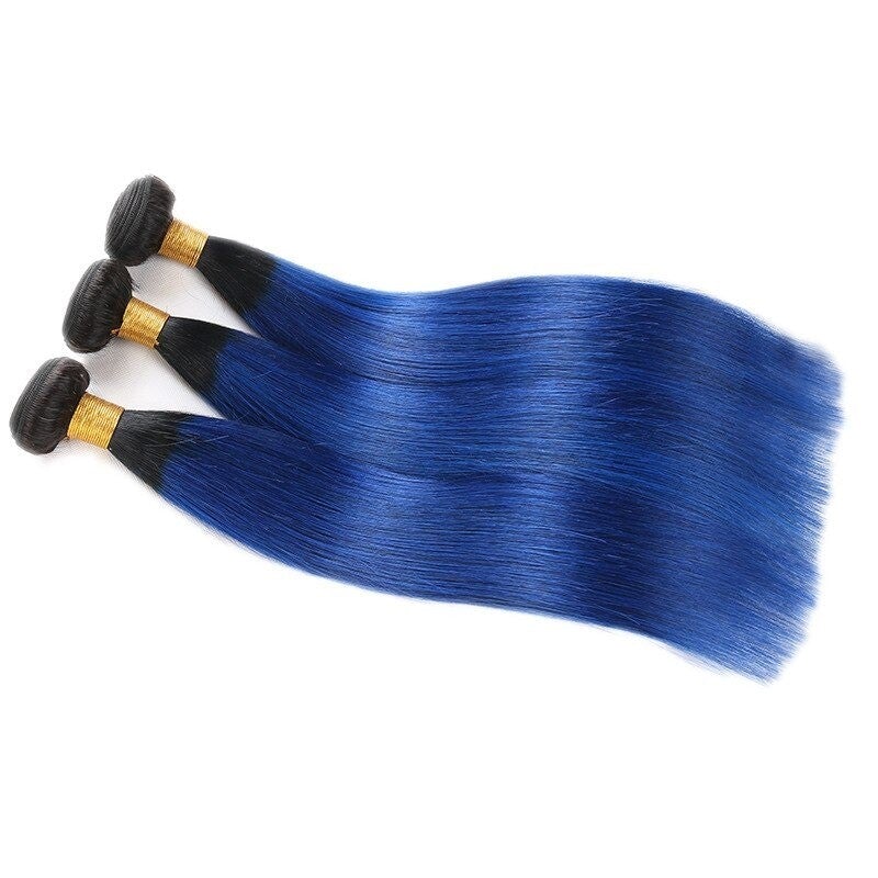 10A Grade Brazilian Blue Straight BUNDLES