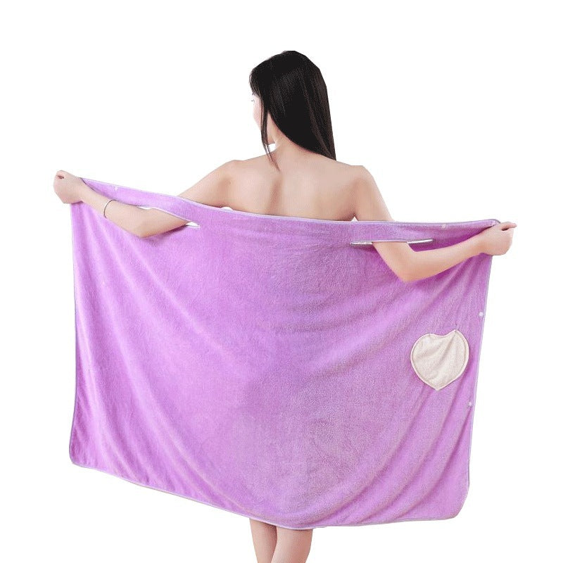 Thin wool quick bath skirt bibulous bath towel