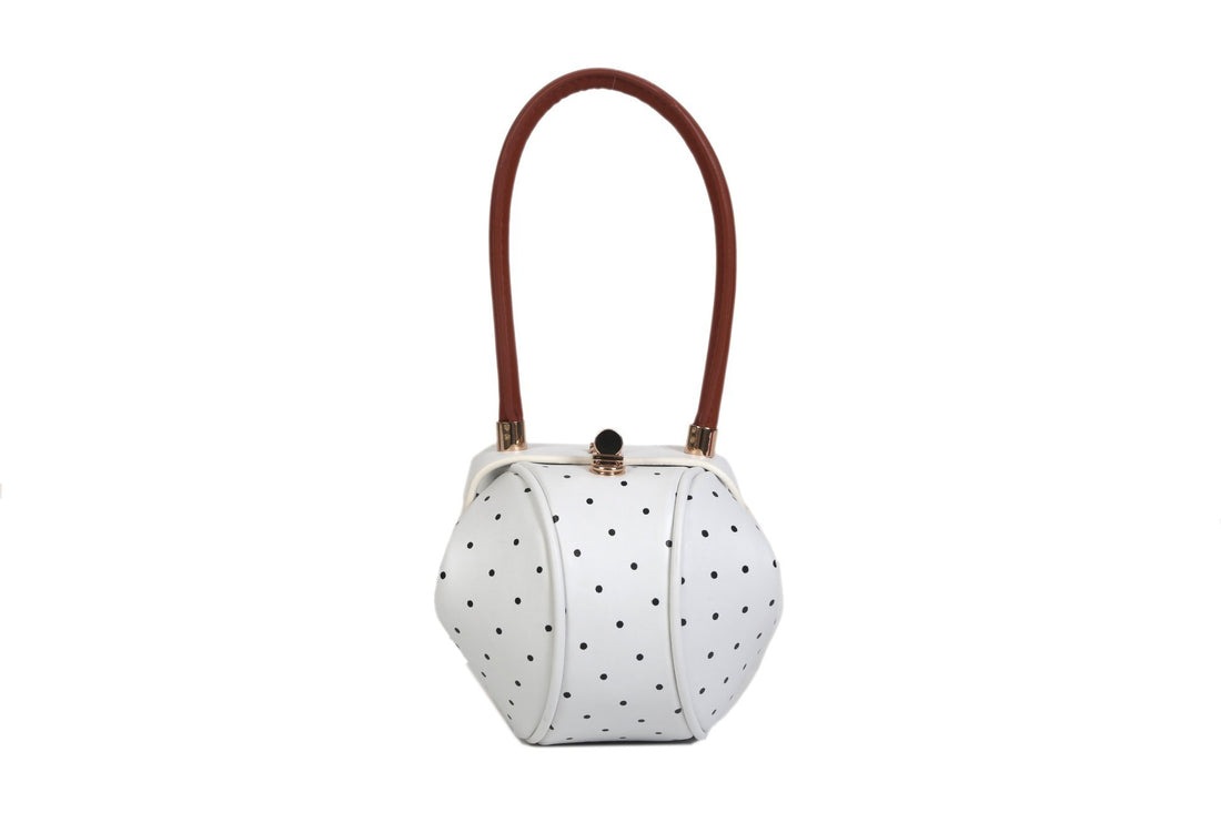Polka dot Dumpling Shape Totes Mini Bags