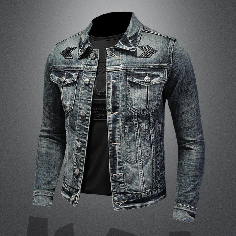 Stretch denim jacket