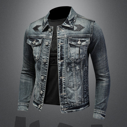 Stretch denim jacket
