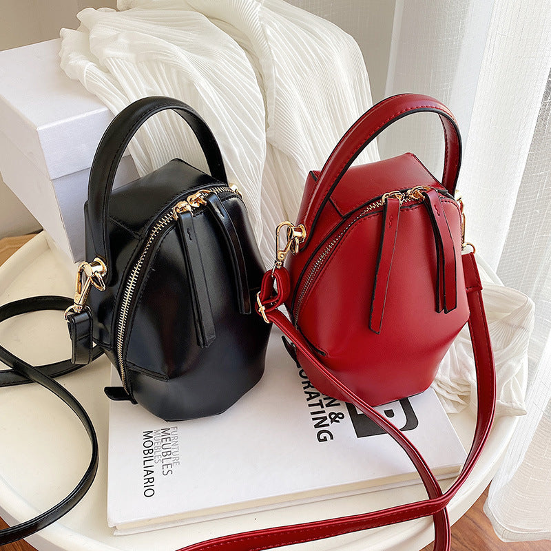 Trendy One-shoulder Messenger Goose Egg Personalized Portable Bucket Bag