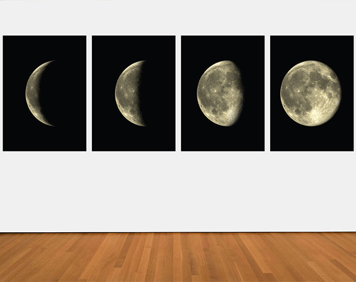 Moon Phases Set Of 4 Wall Decals