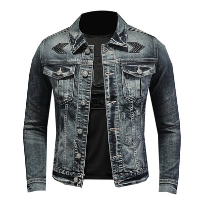 Stretch denim jacket