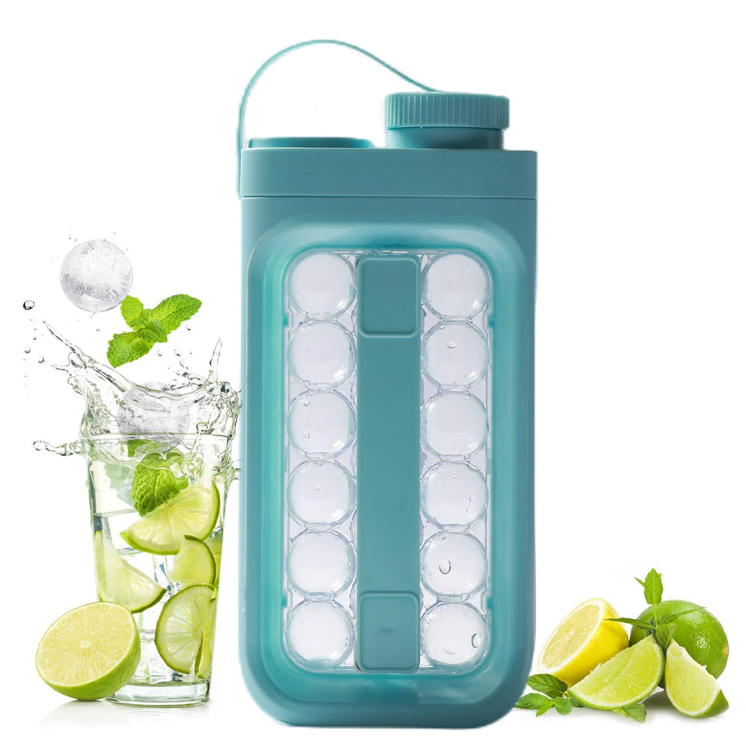 Chill On-The-Go: 2-in-1 Portable Quick Release Ice Ball Cold Kettle