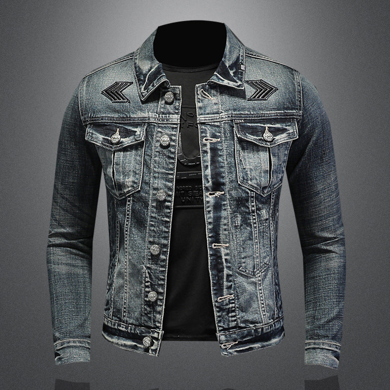 Stretch denim jacket