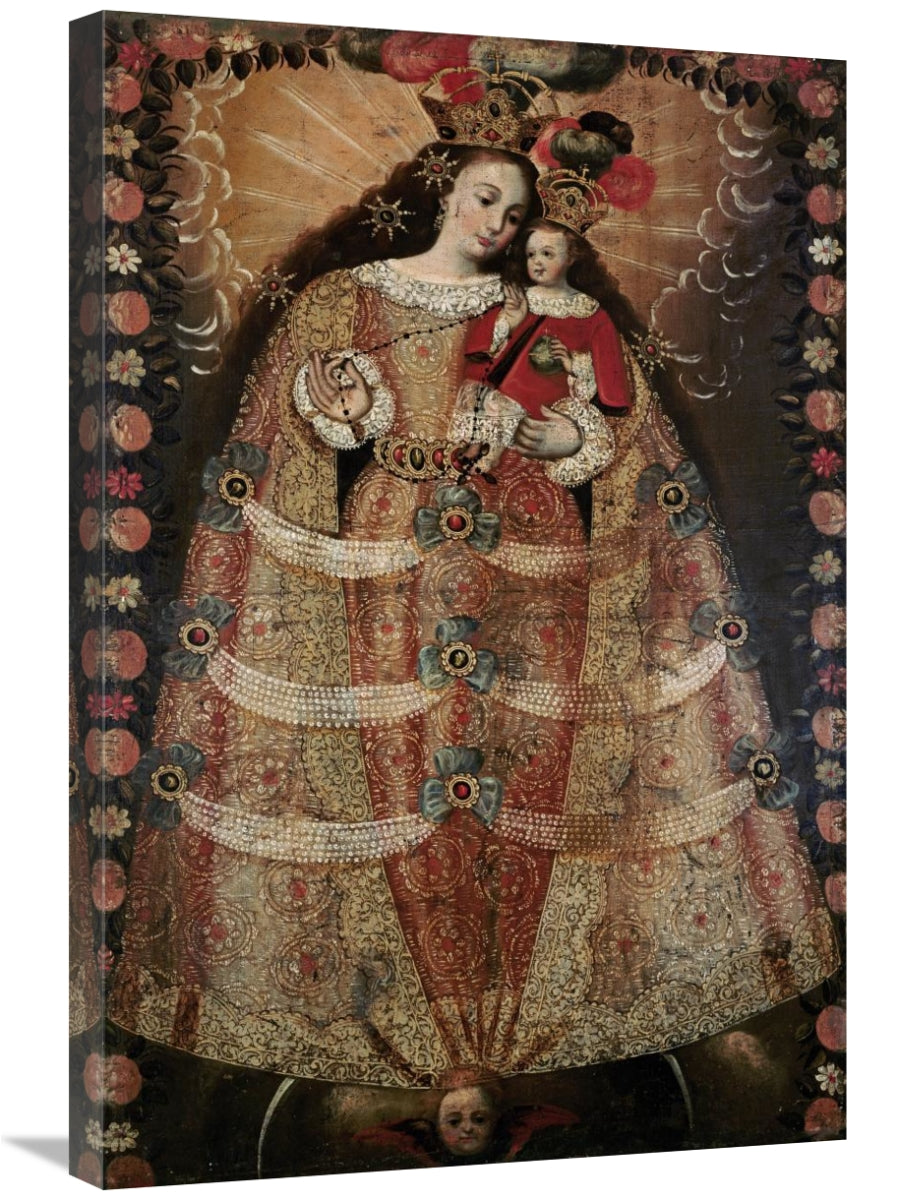 Global Gallery GCS-268619-30-142 30 in. The Virgin of Pomata with a Ro