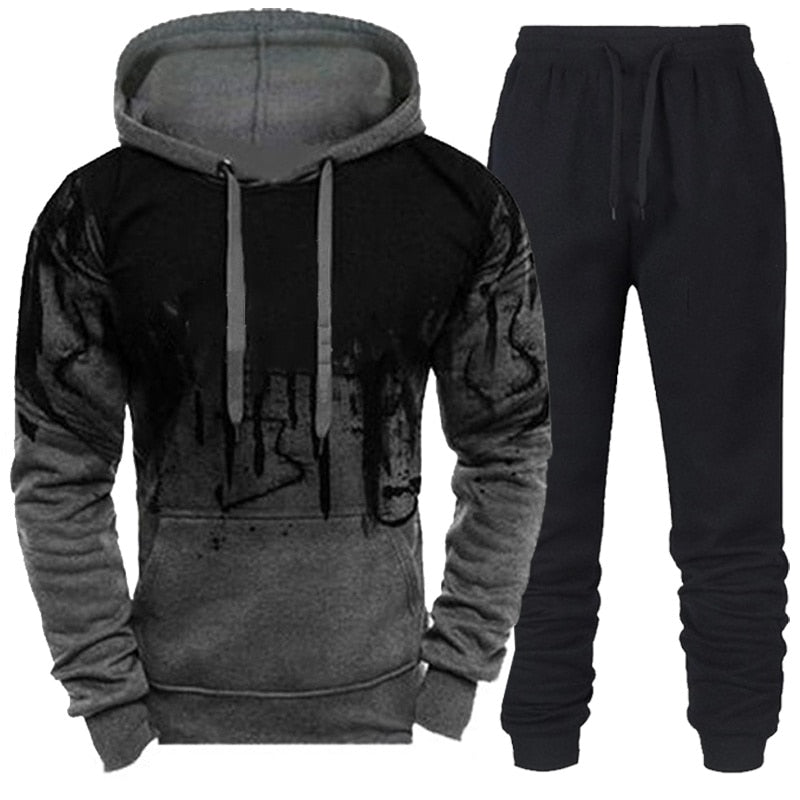 Complete Comfort: Tracksuit Hoodie and Pants Set