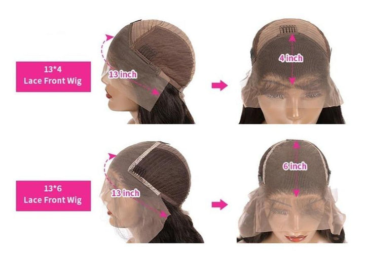 Loose Body Wave Lace Front Human Hair Wigs