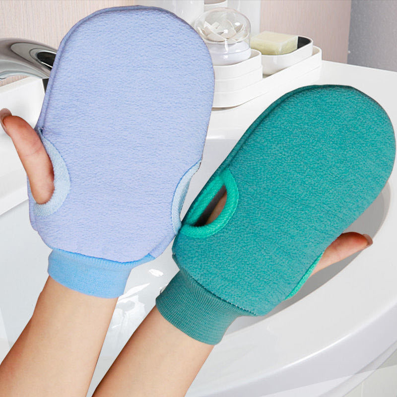 Solid Color Cute Bath Bath Towel Bath Gloves