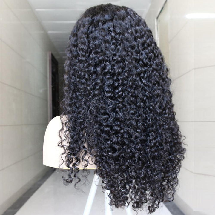  Curly Human Hair Wig 360